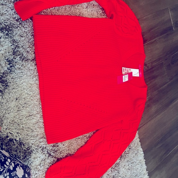 Bright Coral Lilly sweater - Picture 3 of 3